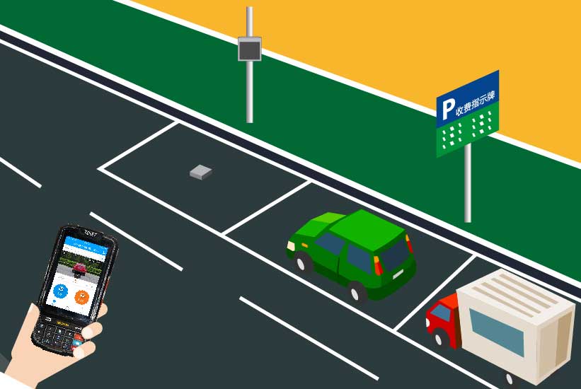 路边停车管理系统效果图 路边停车管理系统效果图